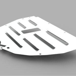 Vented Engine Splash Guard Plate - 23+ Civic Type R FL5 Integra Type S DE5