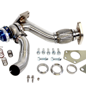 Power Driven Subaru EWG Up Pipe with Turbosmart WG40 Gen V Wastegate
