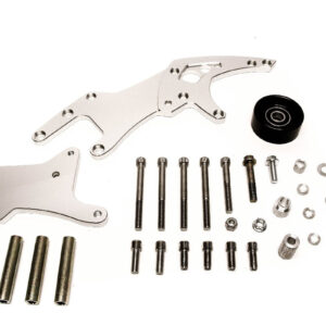 Precision Works LS Power Steering & Alternator Bracket High Mount LSX LS1 LS2 LS3