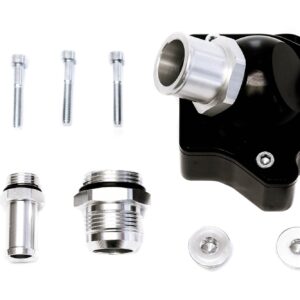 Precision Works K-Series Swivel Neck Thermostat Housing V2 Black