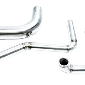 K-Series Hood Exit Up-Pipe & Dump Tube for Top Mount Turbo Manifold