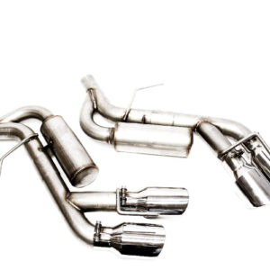Axle Back Muffler Delete Chevy Camaro V6 3.6L 2016 - 2022 Stainless Steel Quad Tips
