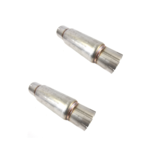 2-Pack Deal - 4" Twister Muffler Stainless Steel