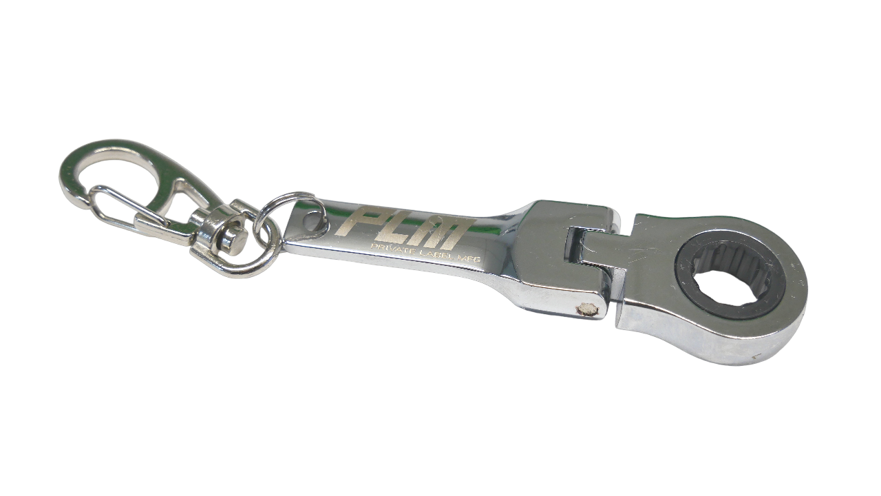Keychain 10mm Ratchet Wrench