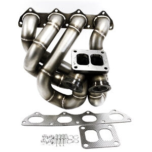 Power Driven T4 Top Mount Turbo Manifold with Dual Wastegates B-Series B16 B18 B20