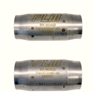 High Flow Performance 400 Cell EPA Metallic Catalytic Converter & Flanges Extension Pipe