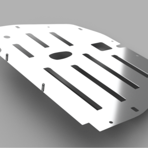 Vented Engine Splash Guard Plate - 17-21 Civic Type R FK8