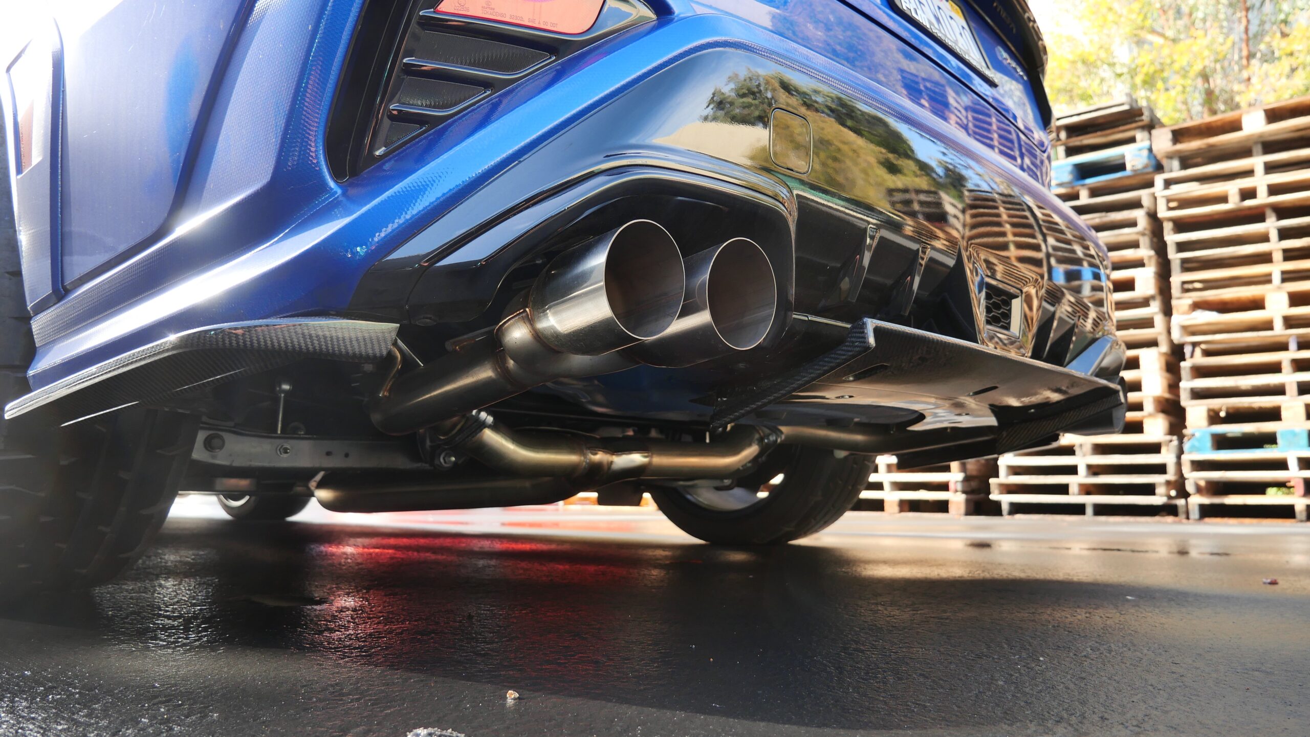 2022+ Subaru WRX VB 3-Piece Carbon Fiber Rear Diffuser