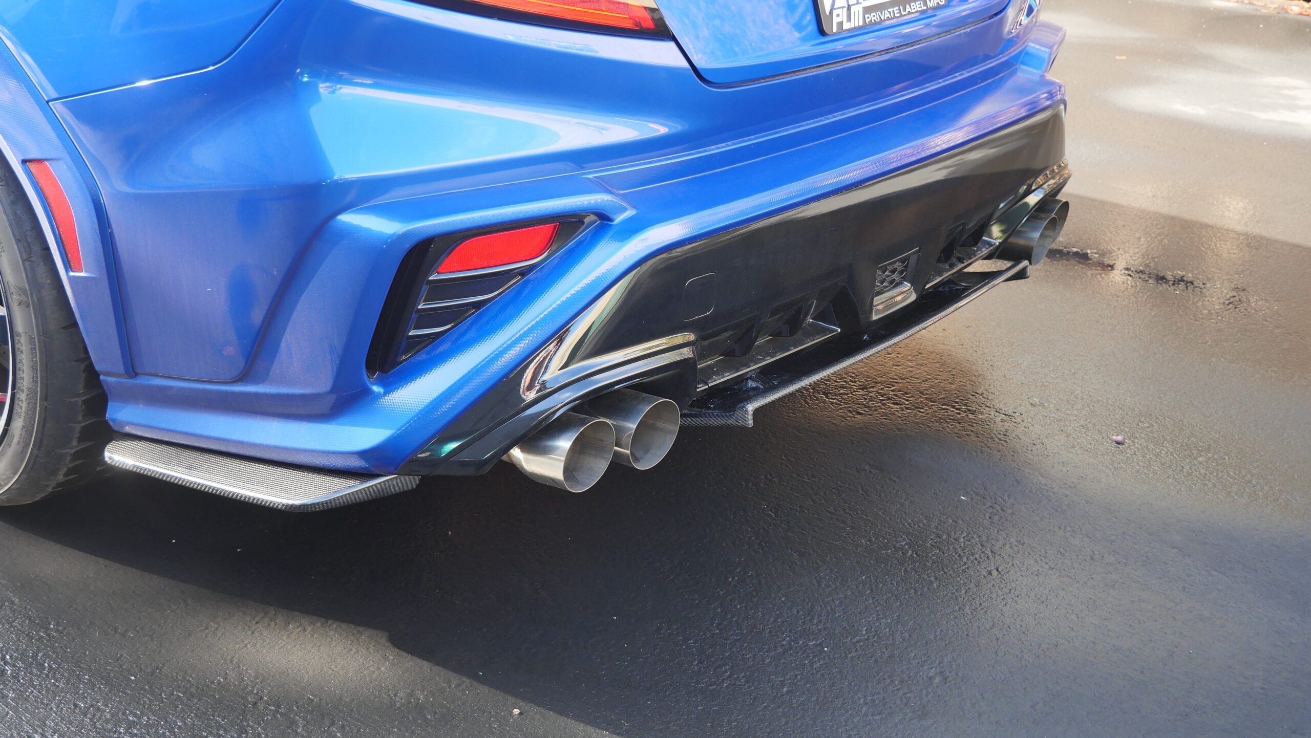 2022+ Subaru WRX VB 3-Piece Carbon Fiber Rear Diffuser
