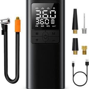 Tire Inflator Portable Air Pump - 150PSI & 10000mAh