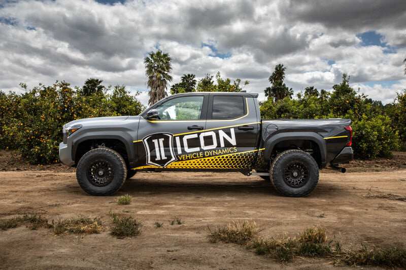 ICON 2024+ Toyota Tacoma 1.25in-3in Stage 3 Suspension System Tubular w/ Triple Rate Spring