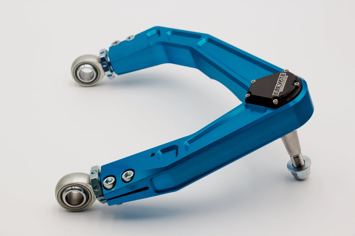Elevate ®King Blue Billet Uniball UCA, 2019+ GM1500 2/4WD