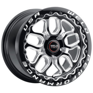 Weld S907 15x10 Laguna Beadlock 5x120.7 ET50 BS7.50 Gloss Black MIL Dia 78.1