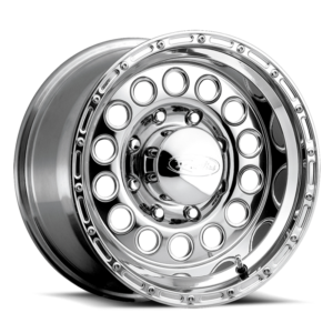 Raceline 887 Rock Crusher 17x9in / 6x139.7 BP / 0mm Offset / 107.95mm Bore - Polished Wheel