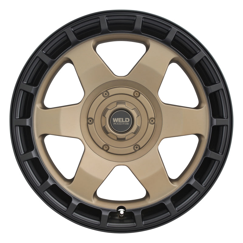 Weld Off-Road Ridge 20x9 8x170 BP - ET0 - 125.1mm CB - Satin Bronze Wheel (Black Ring)