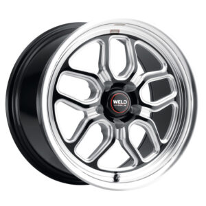 Weld S107 17x11 Laguna 5x127 ET-44 BS4.25 Gloss Black MIL Dia 78.1