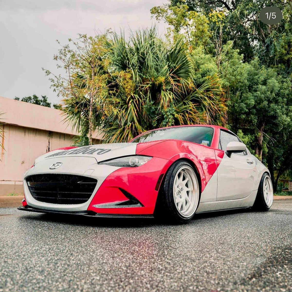KR7 White/Machined Lip