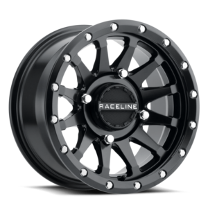 Raceline A95B Trophy 14x7in / 4x156 BP / 38mm Offset / 132.5mm Bore - Satin Black Wheel