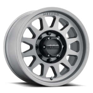 Method MR704 HD 17x9 18mm Offset 8x6.5 130.81mm CB Titanium Wheel