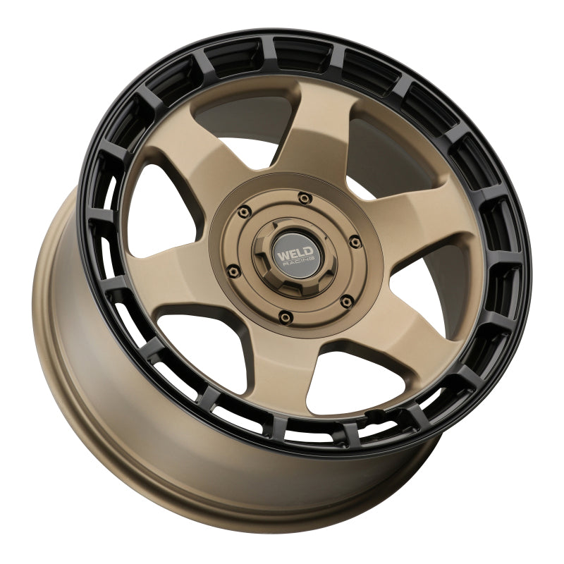 Weld Off-Road Ridge 20x9 8x170 BP - ET0 - 125.1mm CB - Satin Bronze Wheel (Black Ring)