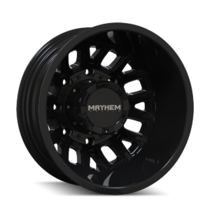 Mayhem MAYHEM COGENT DUALLY 8107D GLOSS BLACK 17x6.5 8-200 -142MM 142MM