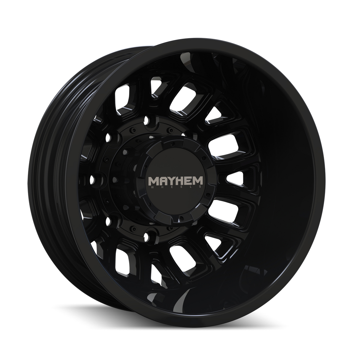Mayhem MAYHEM COGENT DUALLY 8107D GLOSS BLACK 17x6.5 8-200 -142MM 142MM