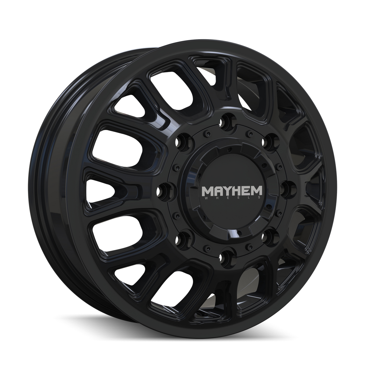 Mayhem MAYHEM COGENT DUALLY 8107D GLOSS BLACK 17x6.5 8-200 125MM 142MM