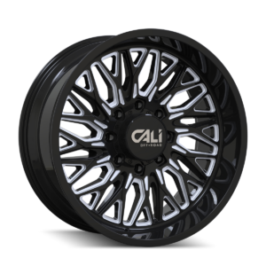 Cali Offroad CALI OFF-ROAD CRUSHER 9118 GLOSS BLACK MILLED 22x10 8-165.1 -19MM 130.8MM