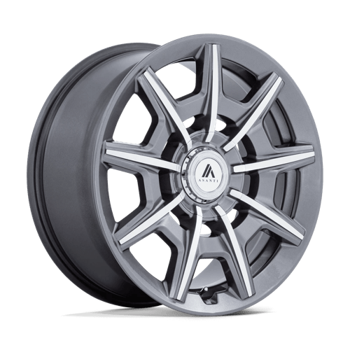 Asanti Black ESQUIRE 22x10.5 BLANK +18 G-ANTH MCH