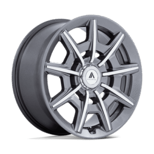 Asanti Black ESQUIRE 22x9 BLANK +15 G-ANTH MCH