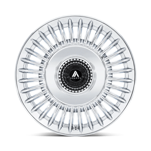 Asanti Black TIARA 22x9 5x112/120 74 +27 CHROME
