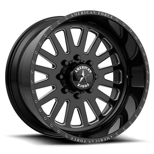 American Force ATOM SS 24x11 6x135 +0 BLACK