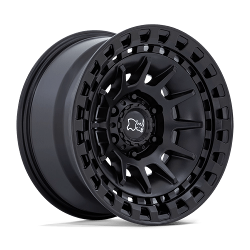 Black Rhino BARRAGE 17x8.5 5x5 71 -10 M-BLK