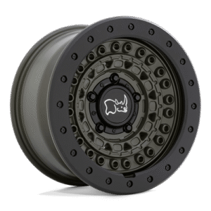 Black Rhino BARRICADE 17x8.5 6x5.5 112 OD-GRN-BLK +0