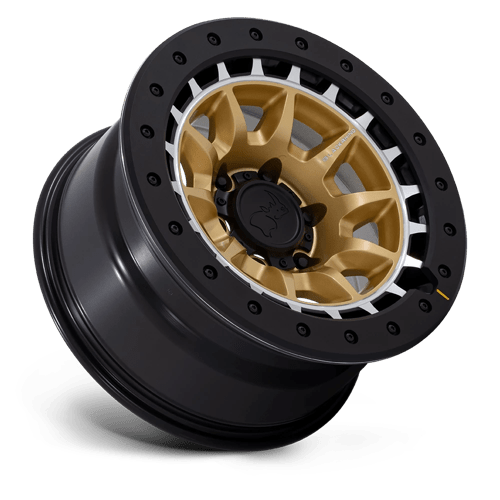 Black Rhino TUSK 17x8.5 6x4.5 66.1 +0 M-GOLD-MCH