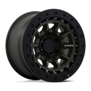 Black Rhino TUSK 17x8.5 5x5 71 +0 OD-GRN