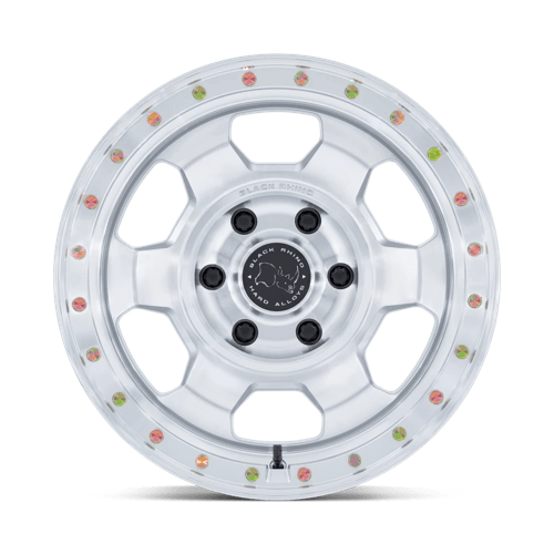 Black Rhino TROOPER 17x8.5 6x5.5 106 +25 G-SLV MCH