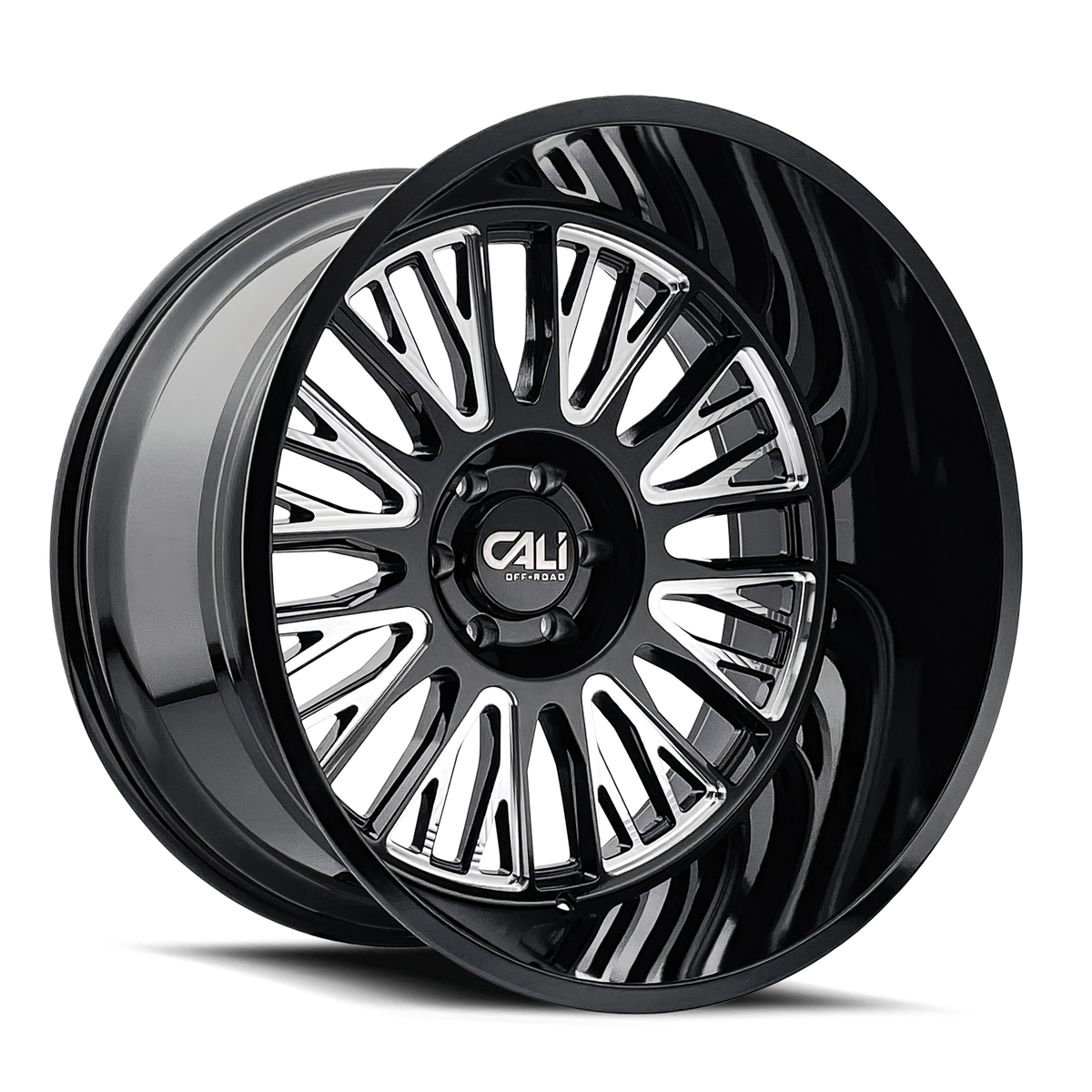 Cali Offroad CALI VERTEX 9116 BLACK MILLED 20x10 5x139.7 -25MM 87.1MM