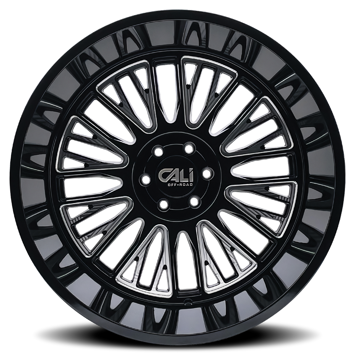 Cali Offroad CALI VERTEX 9116 BLACK MILLED 20x10 5x139.7 -25MM 87.1MM