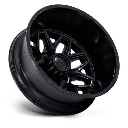 FLUX DRW 22x8.25 8x6.5 -227 BLK-OUT (DR)