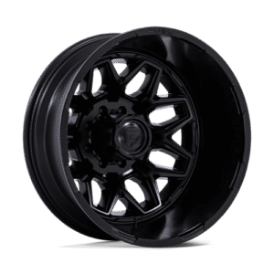 FLUX DRW 22x8.25 8x6.5 -265 BLK-OUT (DR)