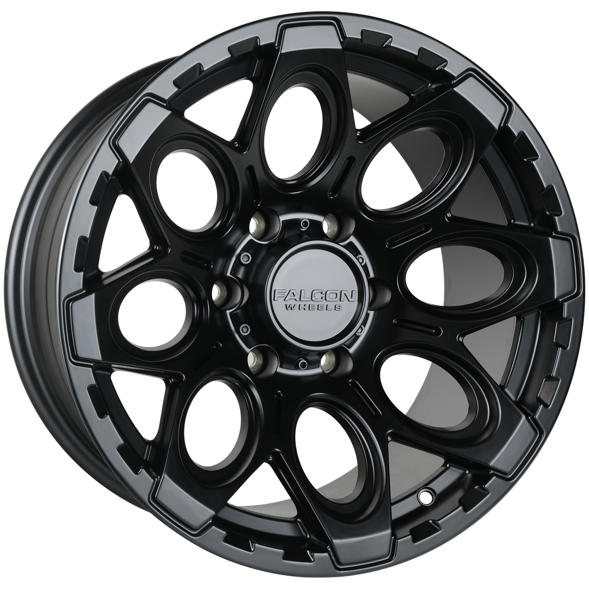 T6 Matte Black 17x9