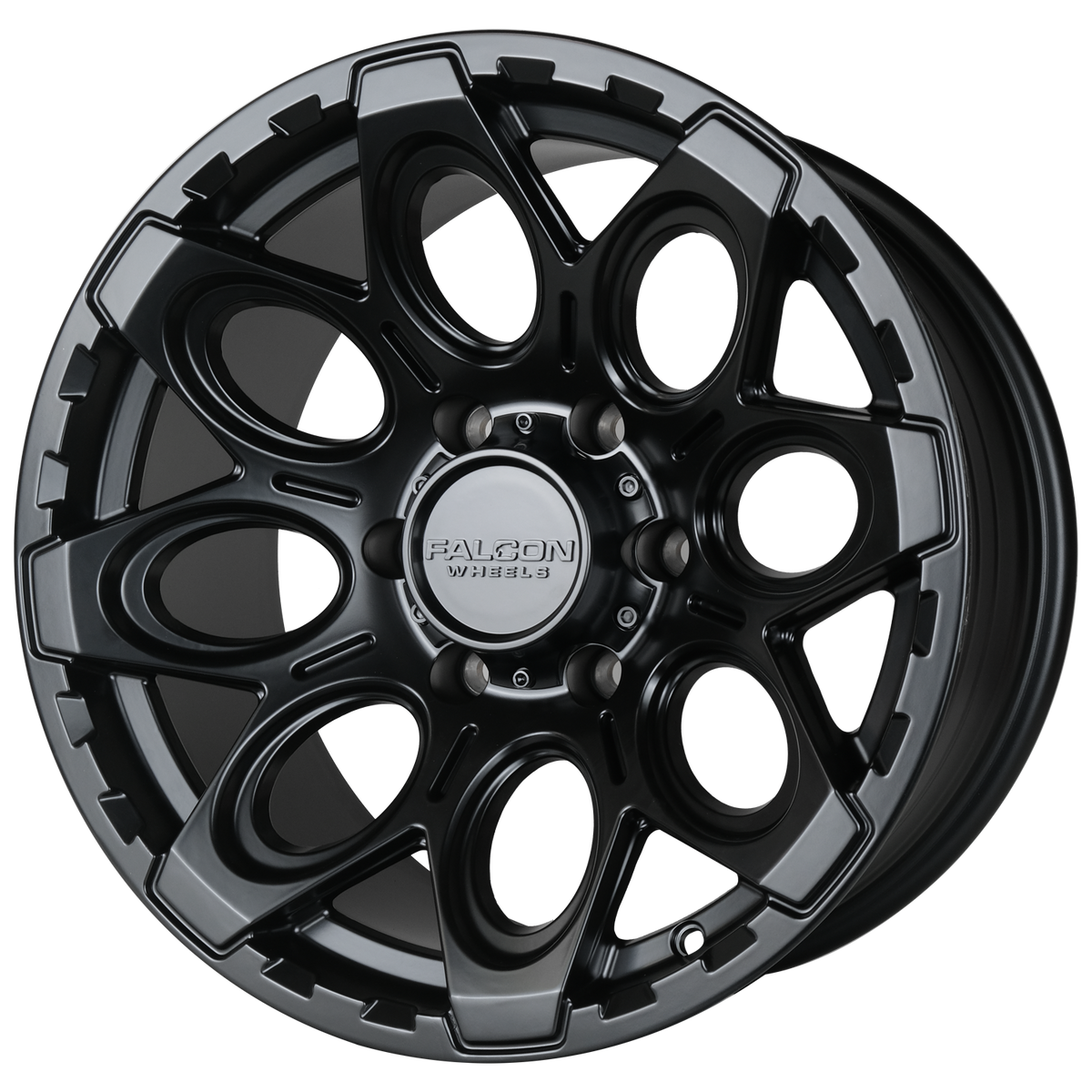 T6 Matte Black 17x9