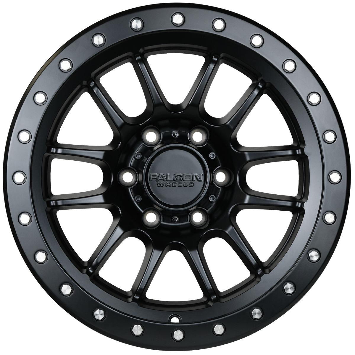 T7 Matte Black 17x9