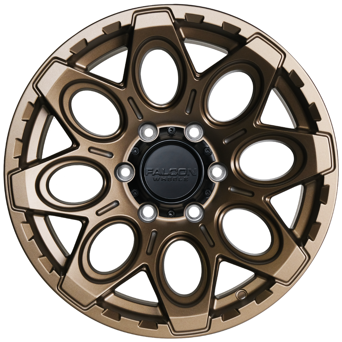 T6 Matte Bronze 17x9