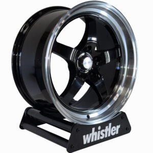 KR2 Gloss Black/Machined Lip