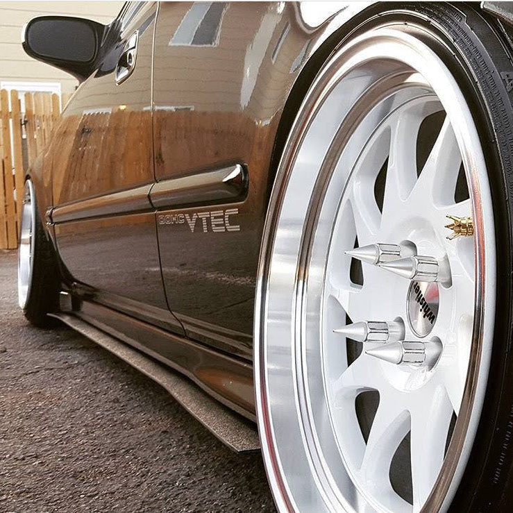 KR7 White/Machined Lip