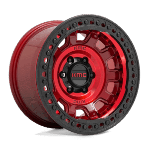KMC TANK BL 17x9 5x5.0 C-RED -38