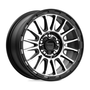 KMC KM542 16x7 5x4.5 S-BLK MACH 30MM