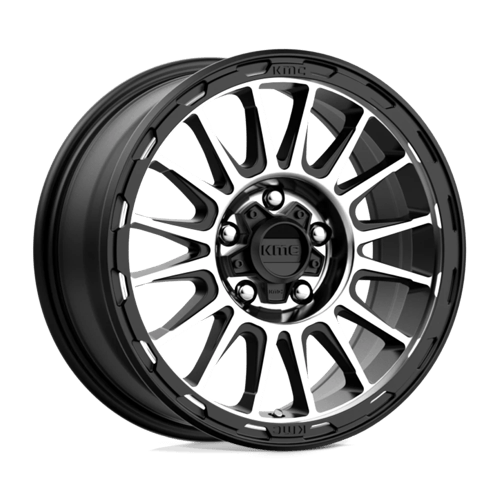 KMC KM542 17x8 5x4.25 S-BLK MACH 38MM